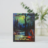 CARTE POSTALE CAMPING DANS LA SUPÉRIEURE PÉNINSULE MI DE MICHIGA (Debout devant)