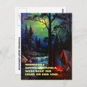 CARTE POSTALE CAMPING DANS LA SUPÉRIEURE PÉNINSULE MI DE MICHIGA (Devant / Derrière)