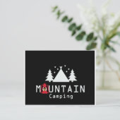 Carte Postale camping en montagne (Debout devant)