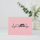 Carte postale Camping Heartbeat (Debout devant)