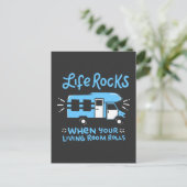 Carte Postale Camping - Life Rocks (Debout devant)