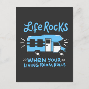 Carte Postale Camping - Life Rocks