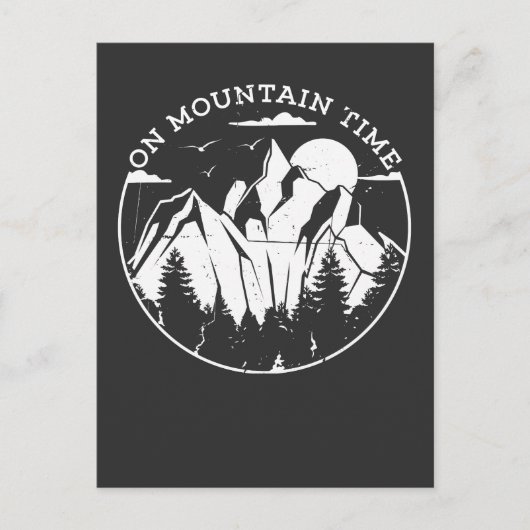 Carte Postale Camping & Montagnes (Devant)