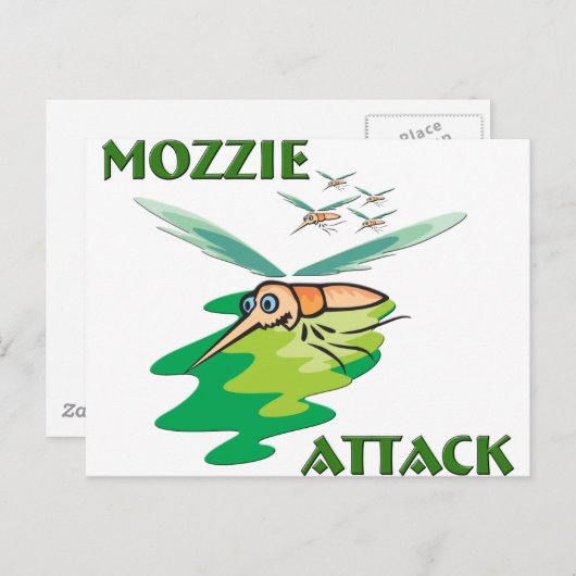 Carte Postale Camping Mozzie (Devant / Derrière)