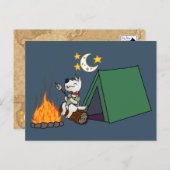 Carte Postale Camping Scottie - Wheaten (Devant / Derrière)