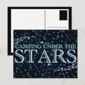 Carte Postale Camping sous les étoiles (Devant / Derrière)