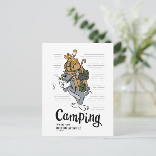 Carte Postale Camping Tom & Jerry (Debout devant)