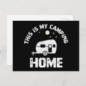 Carte Postale Camping Trailer (Devant / Derrière)