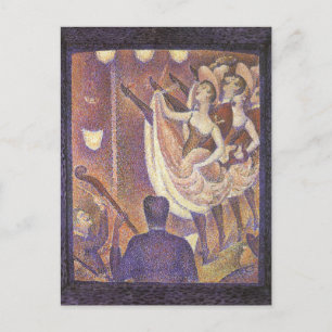 Carte Postale Can Can Can Dance, Le Chahut par Georges Seurat