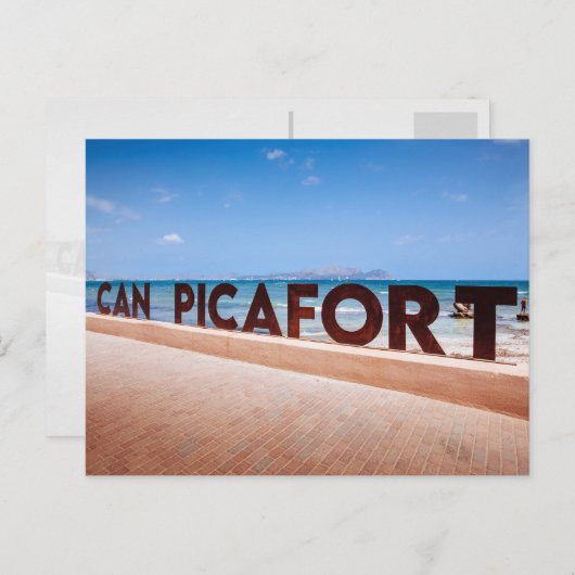 Carte Postale Can Picafort, Majorque (Devant / Derrière)