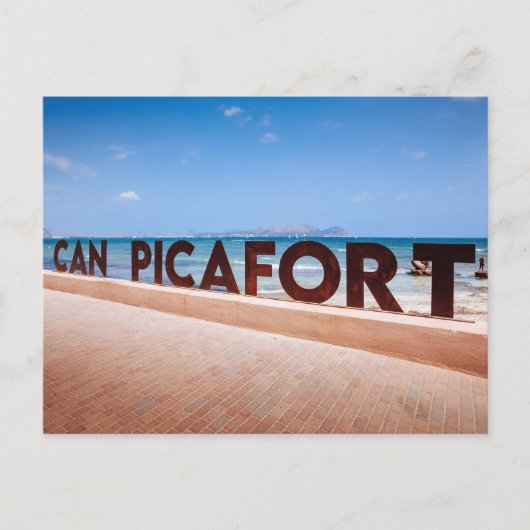 Carte Postale Can Picafort, Majorque (Devant)