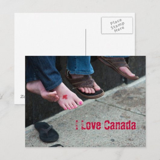 Carte postale Canada (Devant / Derrière)