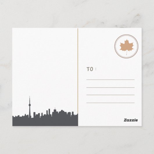 Carte postale Canada (Dos)