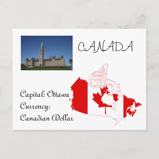 Carte Postale Canada (Devant)