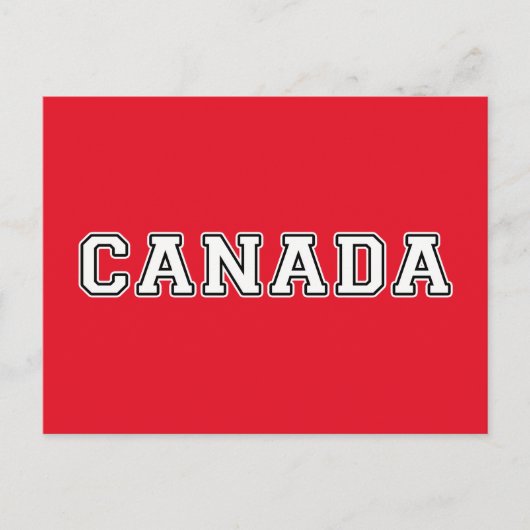 Carte Postale Canada (Devant)