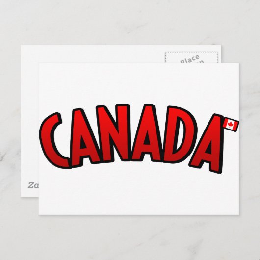 Carte Postale Canada (Devant / Derrière)