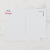 Carte postale CANADA (Dos)