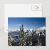 Carte Postale Canada, Alberta, Banff. Vues de la vallée de Bow (Devant / Derrière)