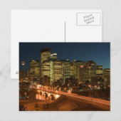 Carte Postale Canada, Alberta, Calgary : Centre-ville de Calgary (Devant / Derrière)