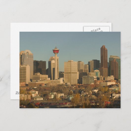 Carte Postale Canada, Alberta, Calgary : vue panoramique de la v (Devant / Derrière)