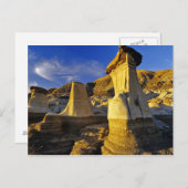 Carte Postale Canada, Alberta, Drumheller. Hoodoos. (Devant / Derrière)