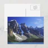 Carte Postale Canada, Alberta, parc national Banff, Moraine (Devant / Derrière)