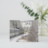 Carte Postale Canada, Alberta. Train de neige de VIA Rail entre (Debout devant)