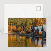 Carte Postale Canada. Automne. (Devant / Derrière)