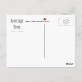 Carte Postale Canada Banff (Dos)