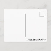 Carte Postale Canada Banff (Dos)