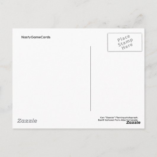 Carte Postale Canada Banff (Dos)