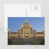 Carte Postale Canada, BC, Victoria, bâtiment du Parlement de la (Devant / Derrière)