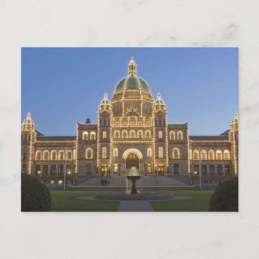 Carte Postale Canada, BC, Victoria, bâtiment du Parlement de la (Devant)