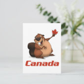 Carte postale Canada Beaver (Debout devant)