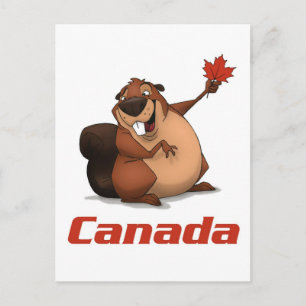 Carte postale Canada Beaver