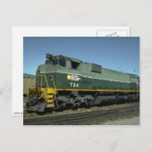 Carte Postale Canada, Colombie-Britannique, Ry MLW M630 (Devant / Derrière)