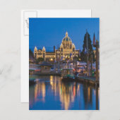 Carte Postale Canada, Colombie-Britannique, Victoria, Intérieur (Devant / Derrière)