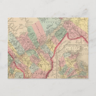 Carte Postale Canada East Lower Region