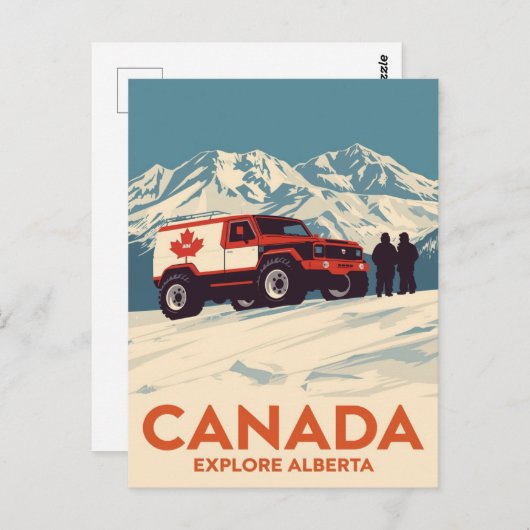 Carte Postale Canada Explore Alberta Off-Road Adventure (Devant / Derrière)