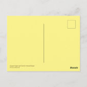 Carte Postale Canada Feuille d'érable Texture Aspect Peau Mince  (Dos)