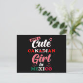 Carte Postale Canada Mexique Don de fille dire (Debout devant)