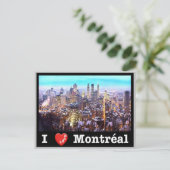 Carte Postale Canada - Montréal - I Love - (Debout devant)