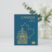 Carte Postale Canada passport (Debout devant)