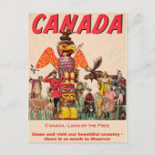 Carte Postale Canada - Pays des Libres (Devant)