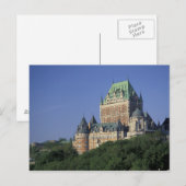 Carte Postale Canada, Québec. Château Frontenac. (Devant / Derrière)
