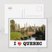 Carte Postale Canada - Québec - I Love - (Devant / Derrière)