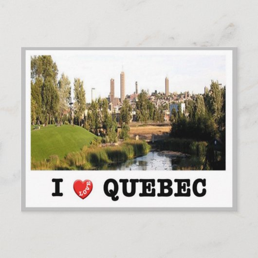 Carte Postale Canada - Québec - I Love - (Devant)