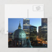 Carte Postale Canada, Québec, Montréal. Centre-ville de Montréal (Devant / Derrière)