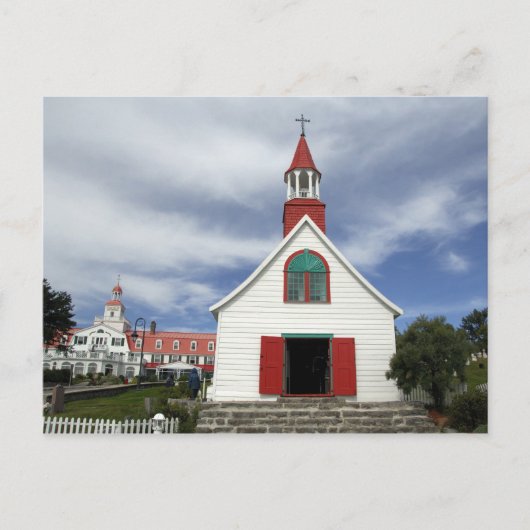 Carte Postale Canada, Québec, Tadoussac. Petite Chapelle, (Devant)