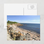 Carte Postale Canada, Québec. VIA Rail Canada train Le 2 (Devant / Derrière)